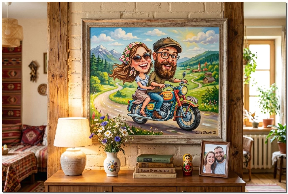 заказать портрет шарж